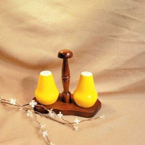 Vintage MCM Salt + Pepper Set